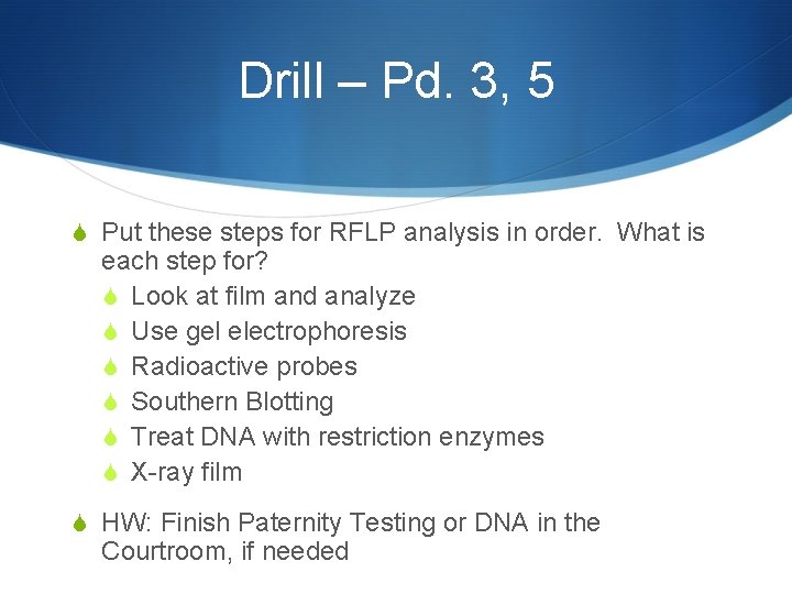 Who ate the Cheese Forensic Science 12314 S