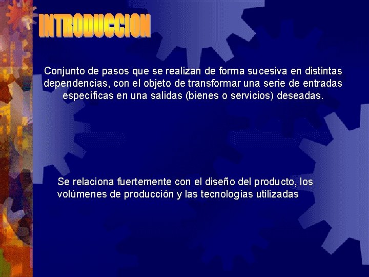 Conjunto de pasos que se realizan de forma sucesiva en distintas dependencias, con el