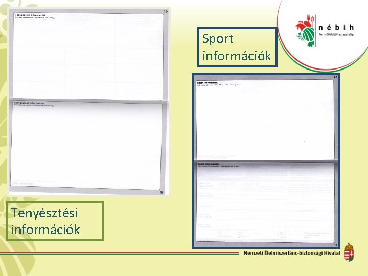 Sport információk Tenyésztési információk 