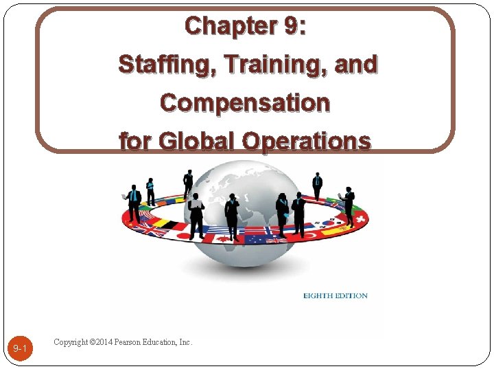 Chapter 9: Staffing, Training, and Compensation for Global Operations 9 -1 Copyright © 2014
