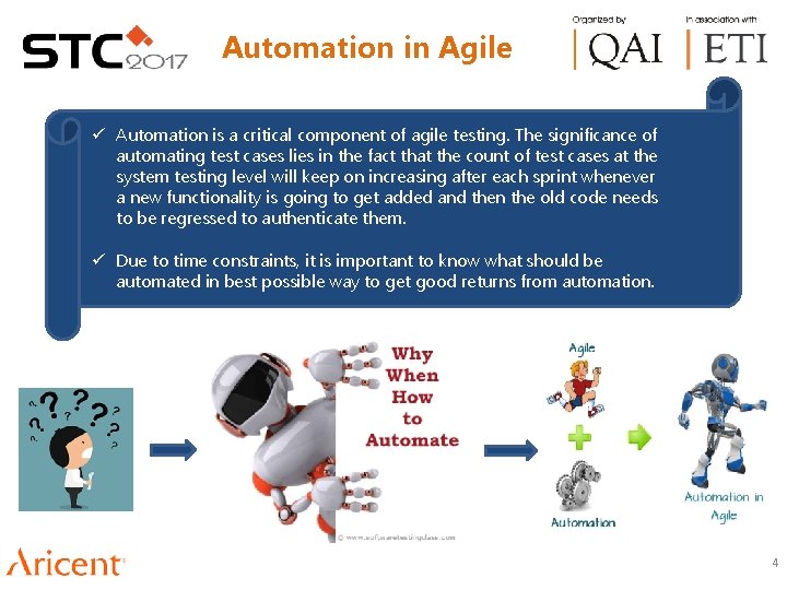 Automation A Critical Component of Agile testing Anuja