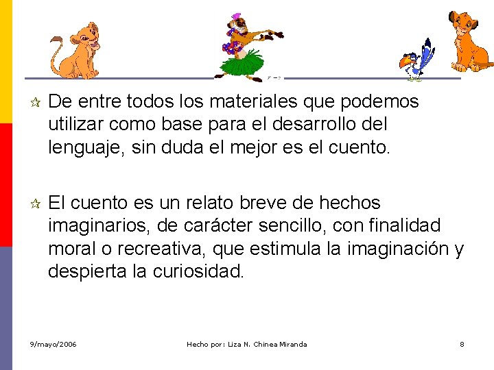 ¶ De entre todos los materiales que podemos utilizar como base para el desarrollo