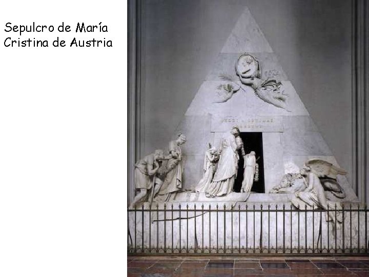 Sepulcro de María Cristina de Austria 