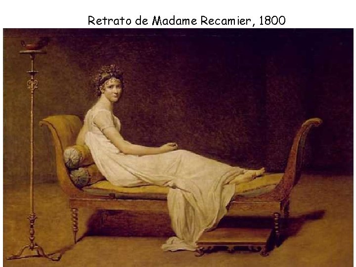 Retrato de Madame Recamier, 1800 