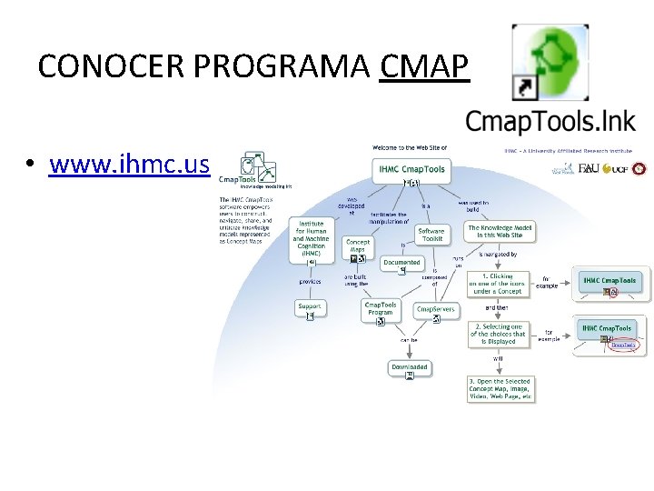 CONOCER PROGRAMA CMAP • www. ihmc. us 
