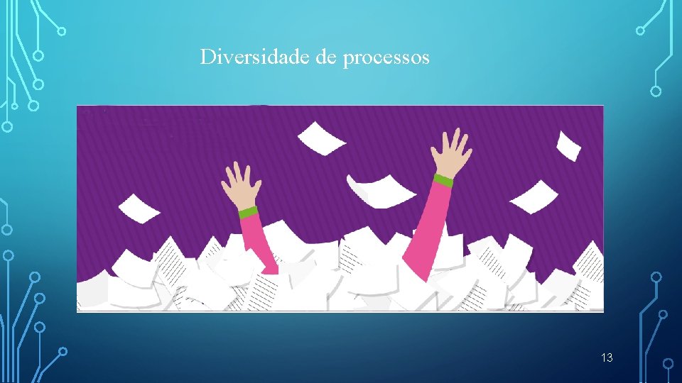 Diversidade de processos 13 