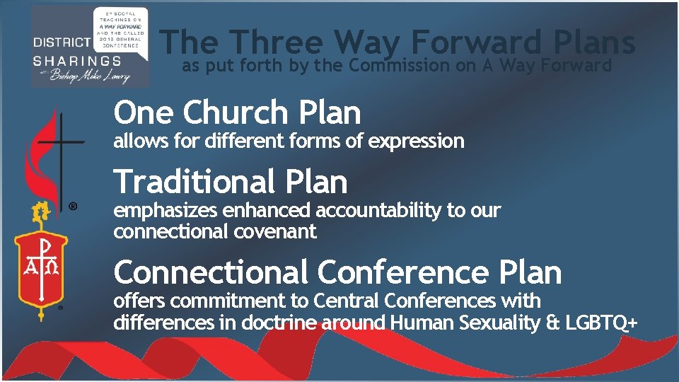 The Three Way Forward Plans as put forth by the Commission on A Way