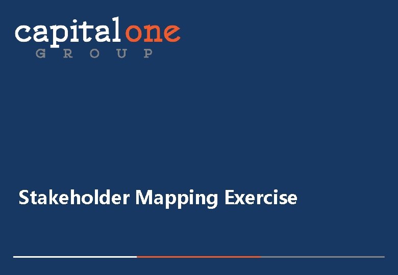 Stakeholder Mapping Exercise 