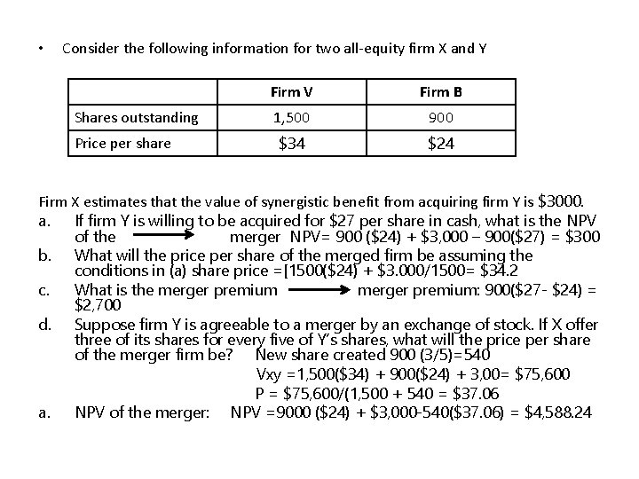 • Consider the following information for two all-equity firm X and Y Shares • Consider the following information for two all-equity firm X and Y Shares
