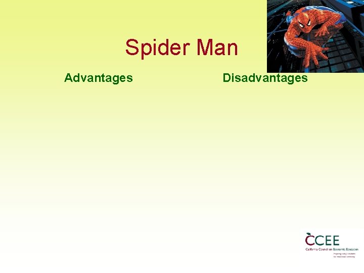 Man advantages and disadvantages