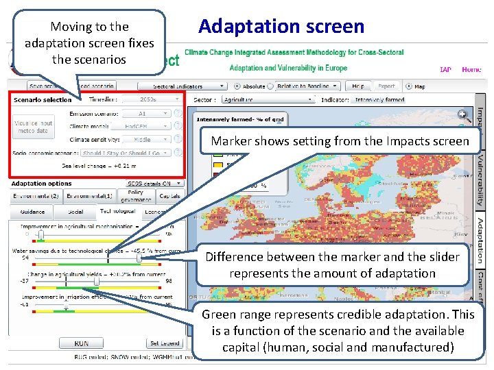 Climate Change Integrated Methodology for Cross-Sectoral Adaptation and Vulnerability in Europe Moving to the