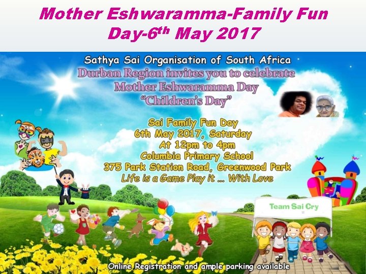 Mother Eshwaramma-Family Fun Day-6 th May 2017 