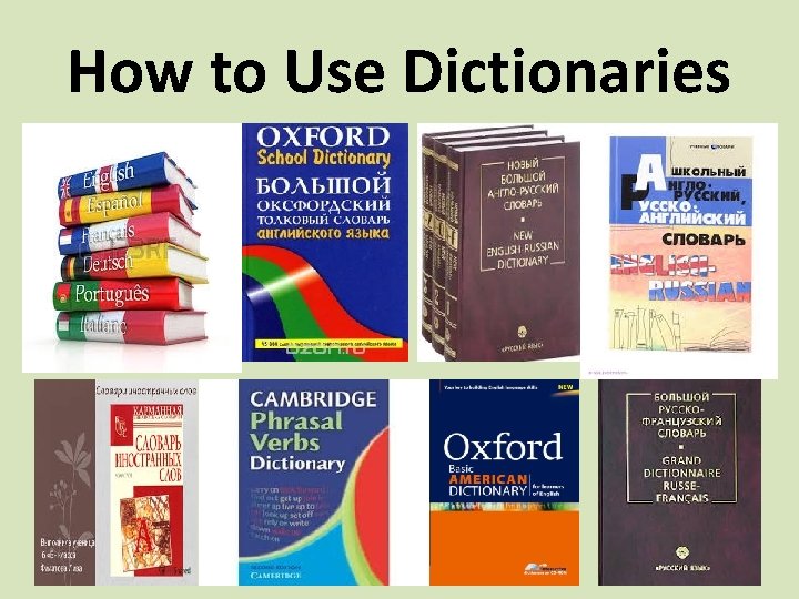 How to Use Dictionaries 