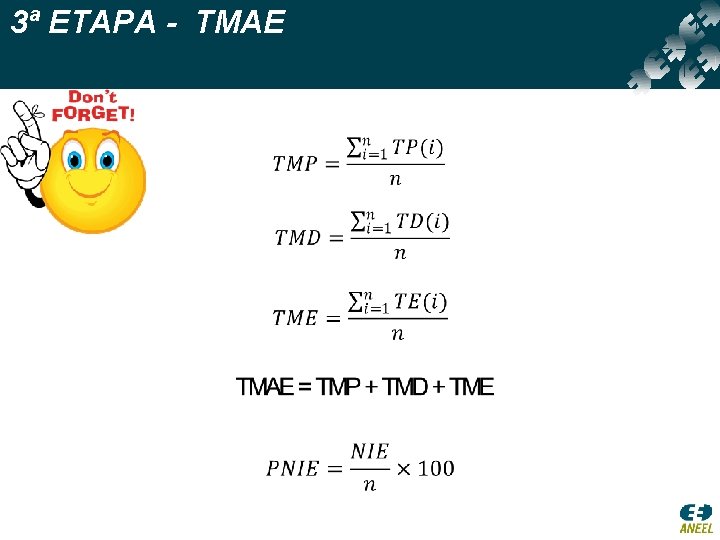 3ª ETAPA - TMAE 3ª ETAPA - TMAE
