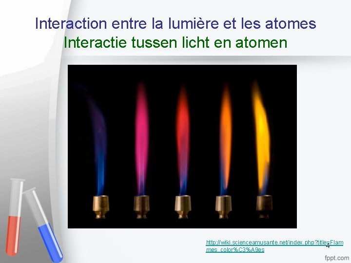 Interaction entre la lumière et les atomes Interactie tussen licht en atomen http: //wiki.