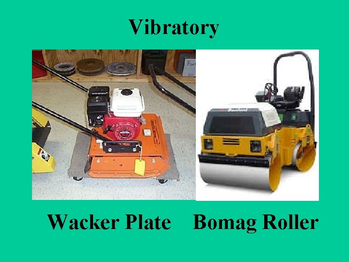Vibratory Wacker Plate Bomag Roller 