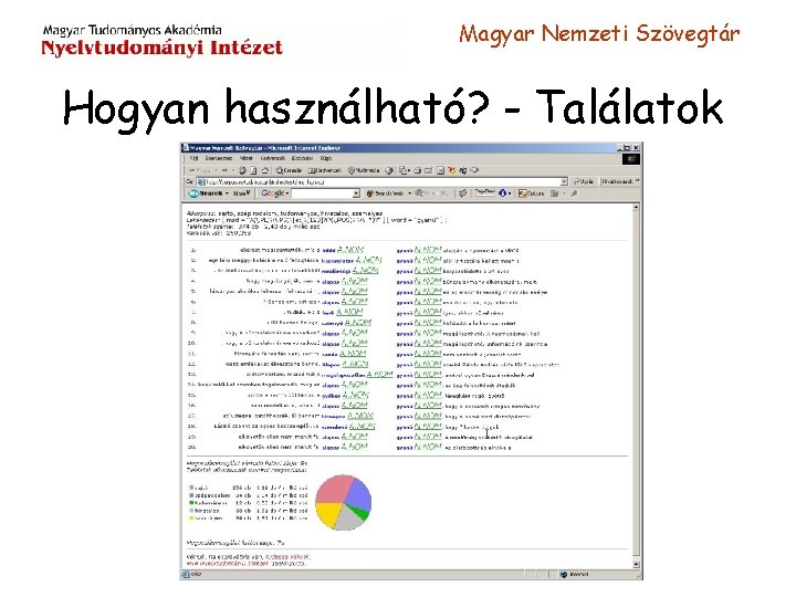 Magyar Nemzeti Szövegtár Hogyan használható? - Találatok 