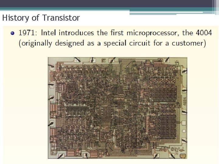 History of Transistor 