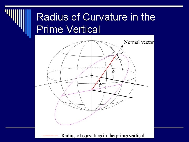 Radius of Curvature in the Prime Vertical 