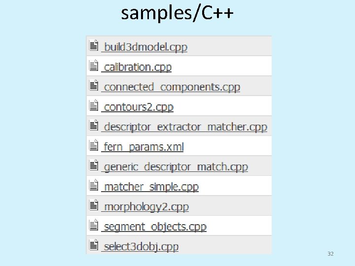 samples/C++ 32 