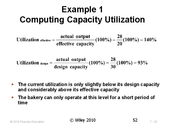 Example 1 Computing Capacity Utilization ▶ The current utilization is only slightly below its Example 1 Computing Capacity Utilization ▶ The current utilization is only slightly below its