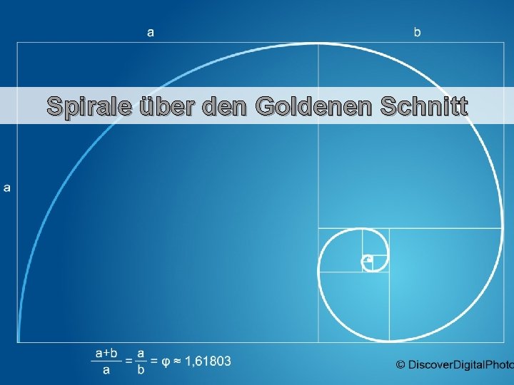 Spirale über den Goldenen Schnitt 75 