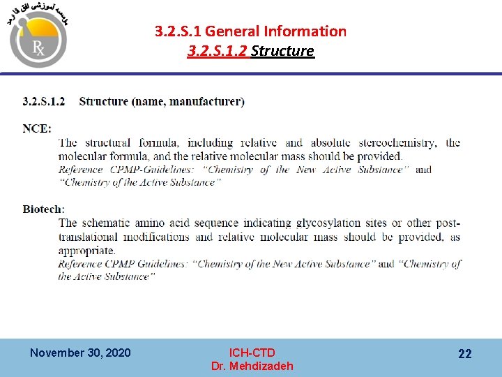 3. 2. S. 1 General Information 3. 2. S. 1. 2 Structure November 30,