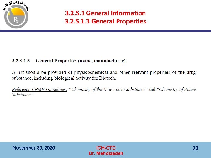 3. 2. S. 1 General Information 3. 2. S. 1. 3 General Properties November