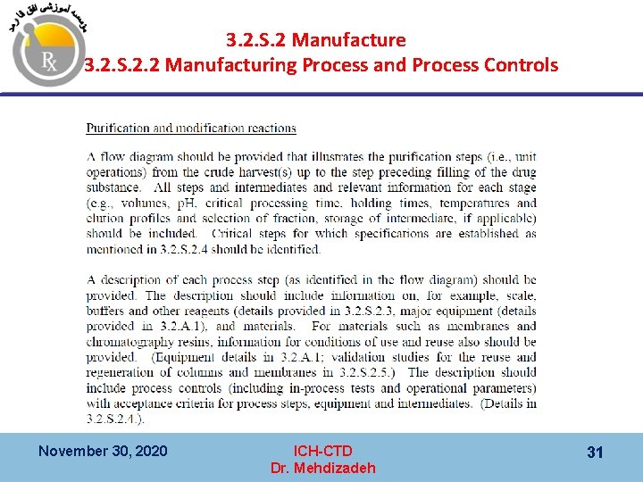 3. 2. S. 2 Manufacture 3. 2. S. 2. 2 Manufacturing Process and Process
