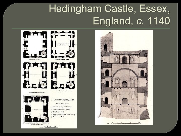 Hedingham Castle, Essex, England, c. 1140 