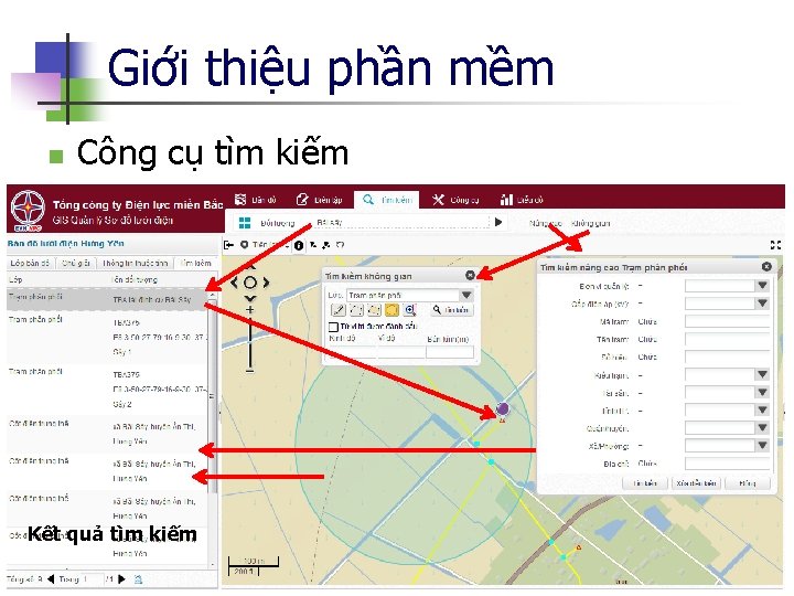 Giới thiệu phần mềm n Công cụ tìm kiếm Kết quả tìm kiếm 