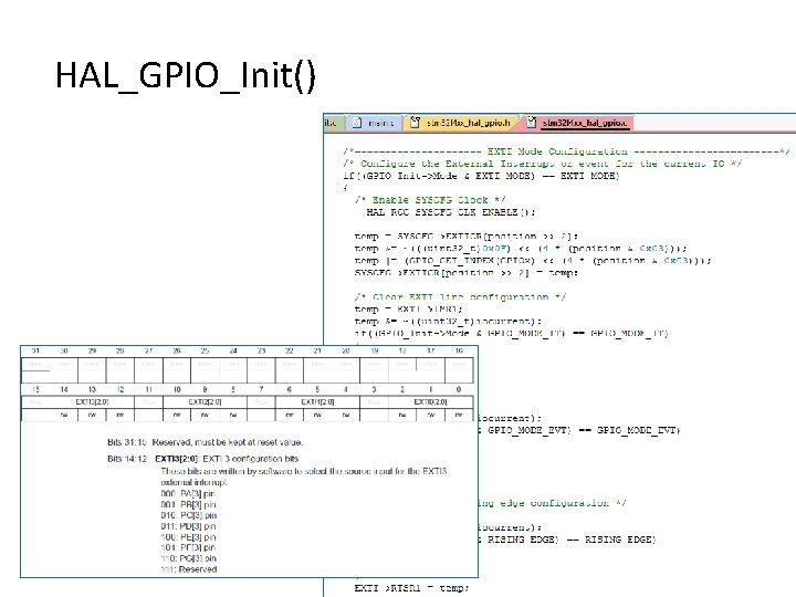 HAL_GPIO_Init() 