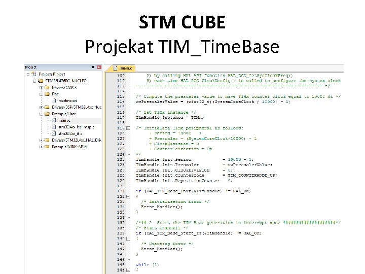 STM CUBE Projekat TIM_Time. Base 