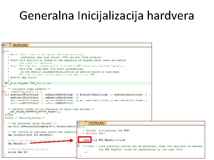 Generalna Inicijalizacija hardvera 