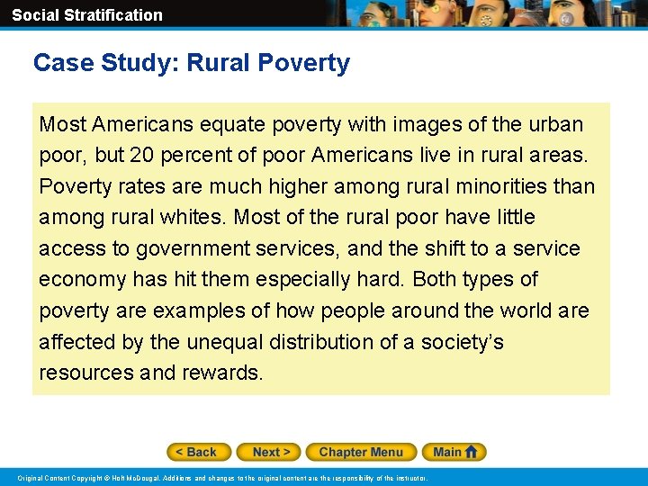 Social Stratification Case Study: Rural Poverty Most Americans equate poverty with images of the