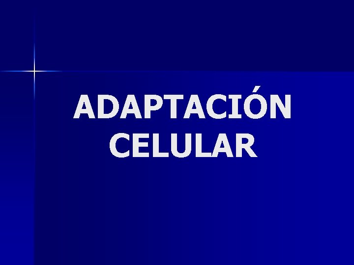 ADAPTACIÓN CELULAR 