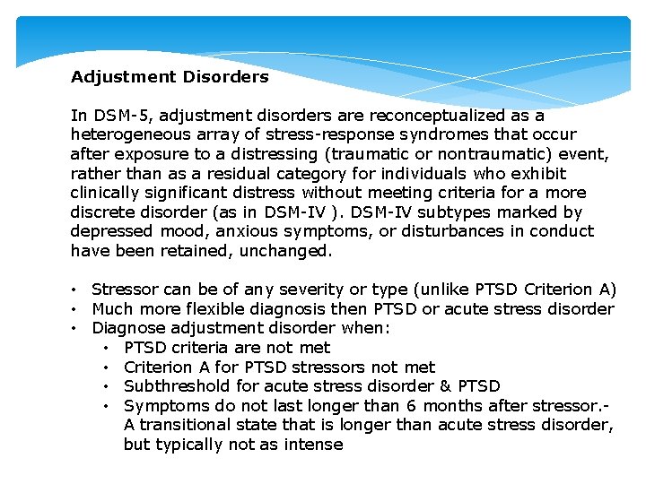 Diagnostic Groupings In The Dsm 5 Diagnostic Groupings