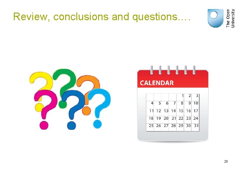 Review, conclusions and questions…. 25 