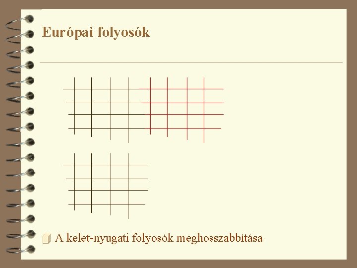 Európai folyosók 4 A kelet-nyugati folyosók meghosszabbítása 