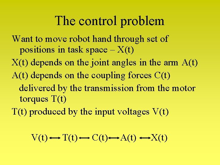 Effectors and Actuators Key points Mechanisms for acting