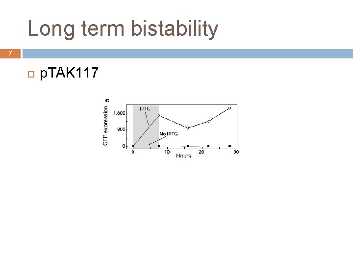 Long term bistability 7 p. TAK 117 