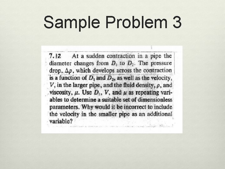 Sample Problem 3 