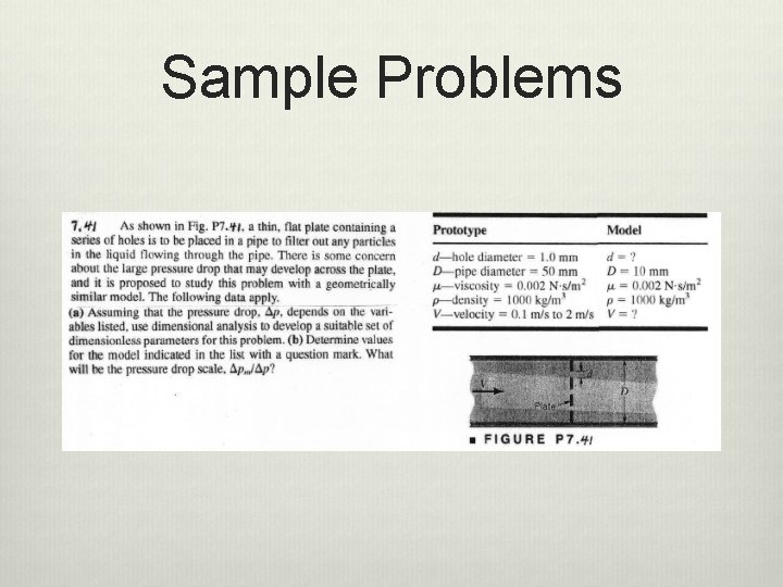 Sample Problems 