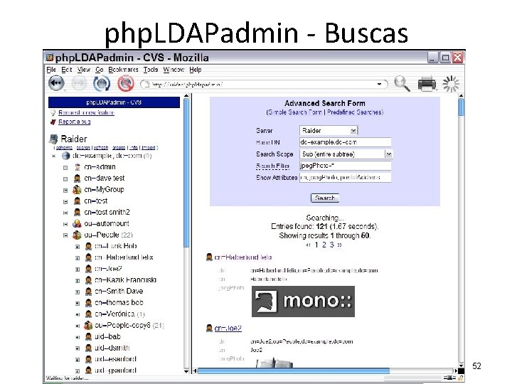 php. LDAPadmin - Buscas 52 