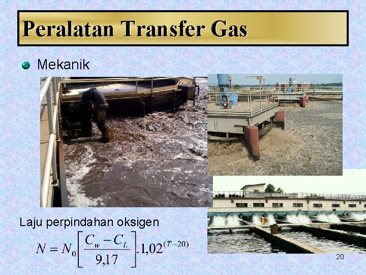 Peralatan Transfer Gas Mekanik Laju perpindahan oksigen 20 