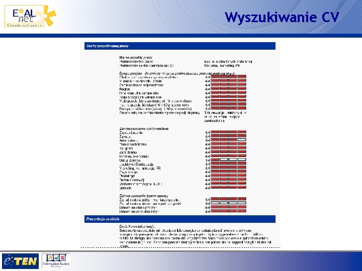 Wyszukiwanie CV 