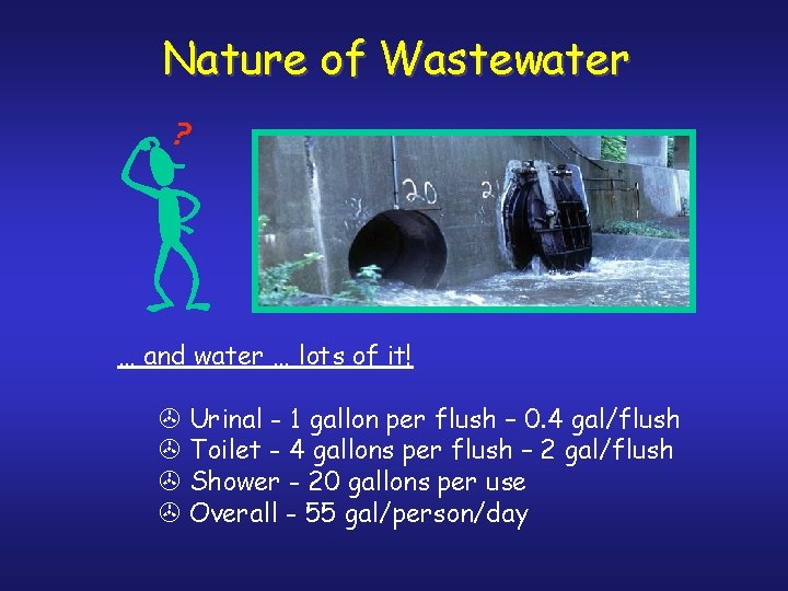 Nature of Wastewater … and water … lots of it! > Urinal - 1