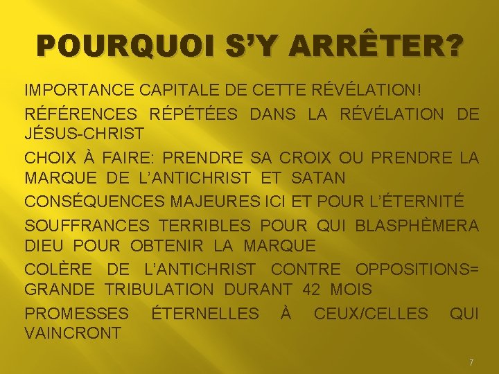 POURQUOI S’Y ARRÊTER? IMPORTANCE CAPITALE DE CETTE RÉVÉLATION! RÉFÉRENCES RÉPÉTÉES DANS LA RÉVÉLATION DE POURQUOI S’Y ARRÊTER? IMPORTANCE CAPITALE DE CETTE RÉVÉLATION! RÉFÉRENCES RÉPÉTÉES DANS LA RÉVÉLATION DE