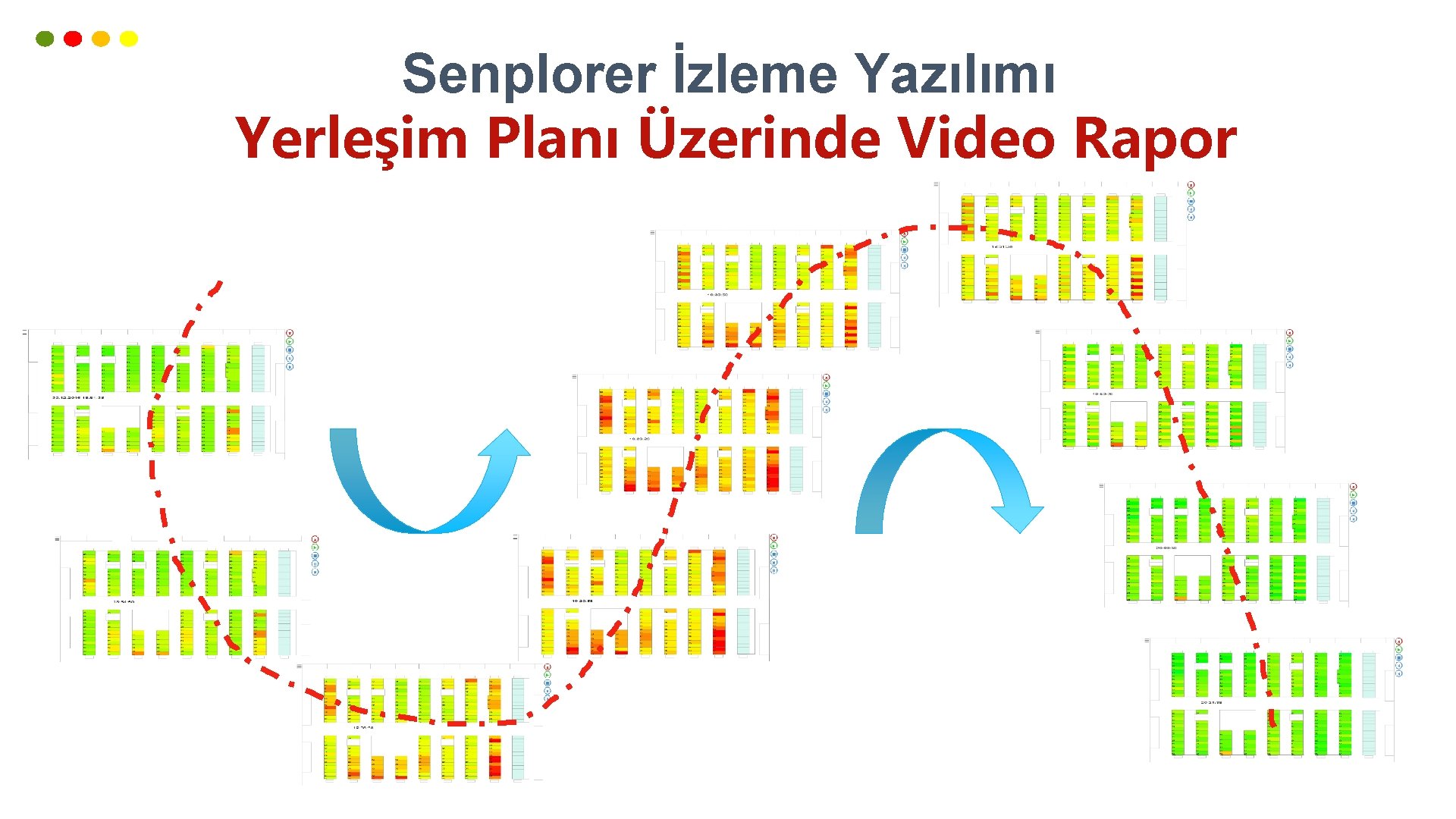 Senplorer İzleme Yazılımı Yerleşim Planı Üzerinde Video Rapor 