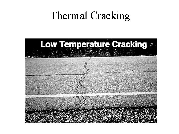 Thermal Cracking Courtesy of FHWA 